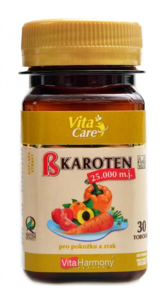 Beta karoten 25.000mj 30 tobolek