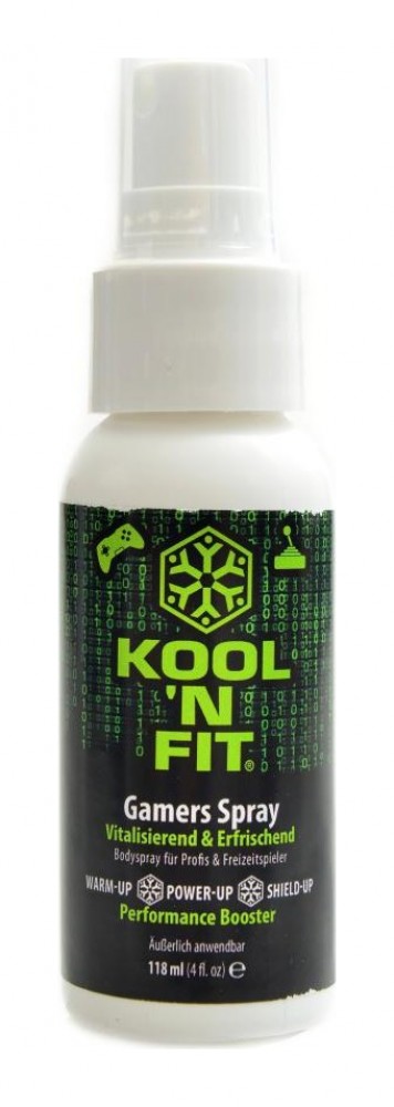 Kool n fit gamers spray 4oz 118 ml EXP 5/2025