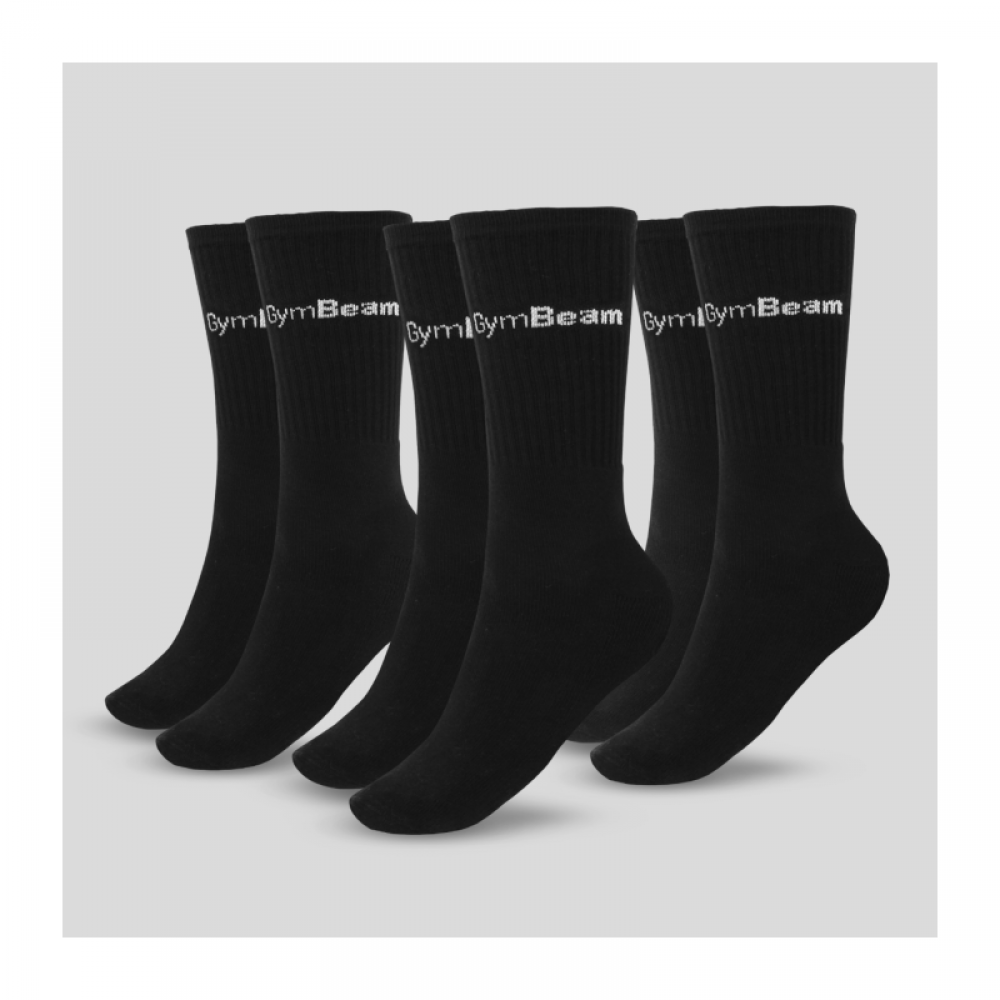 Ponožky 3/4 Socks 3Pack Black 