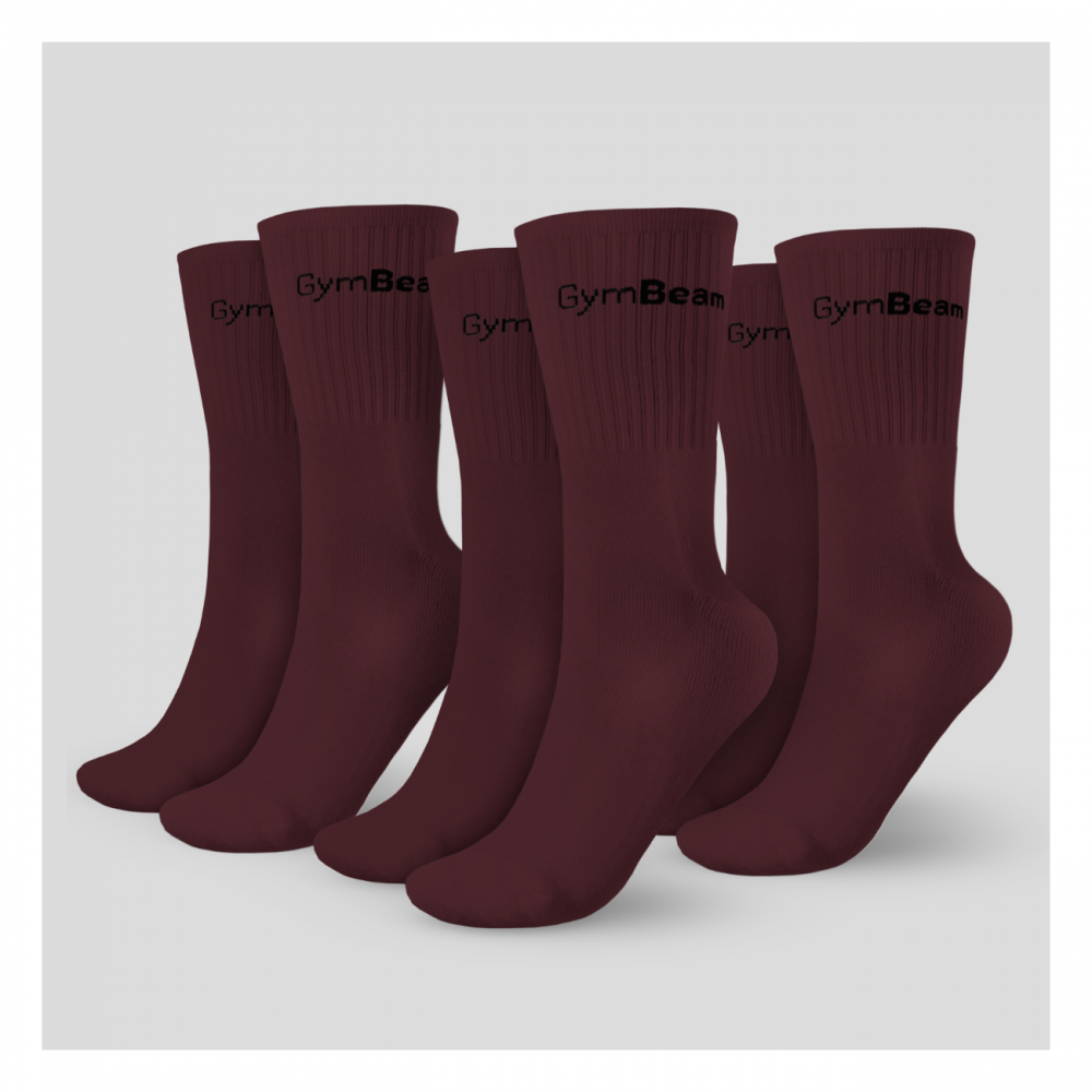 Ponožky 3/4 Socks 3Pack Eggplant 