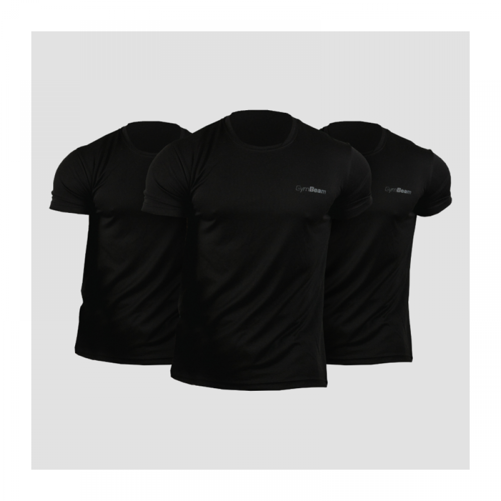 Tričko TRN 3Pack Black 