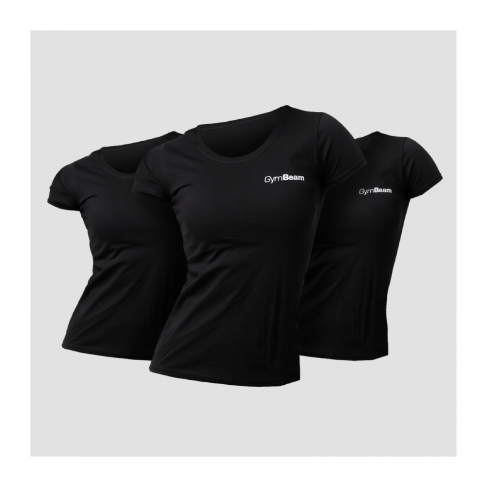 Dámské tričko Basic 3Pack Black 
