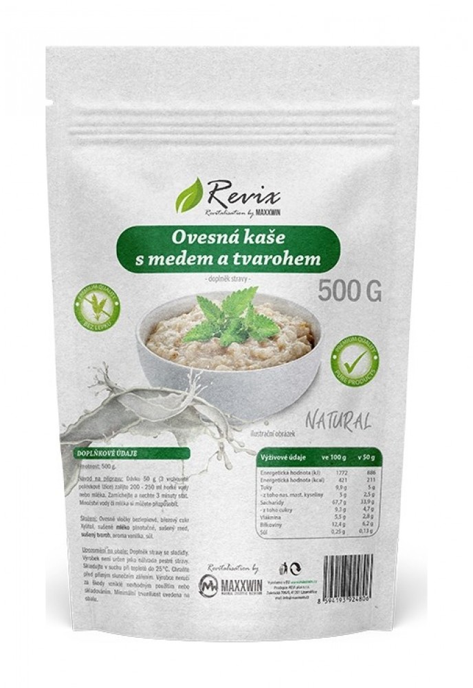 OVESNÁ KAŠE S MEDEM A TVAROHEM 500 g