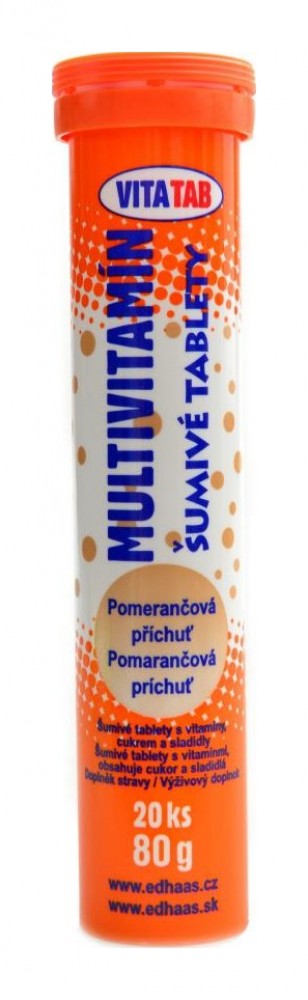 Vitatab multivitamín 20 šumivých tablet