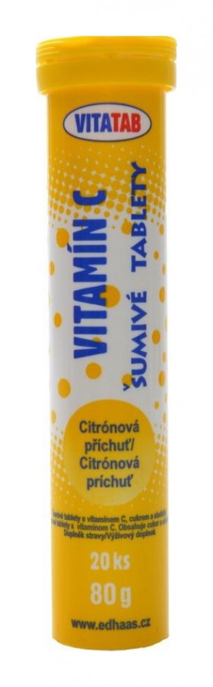 Vitatab vitamín C 20 šumivých tablet