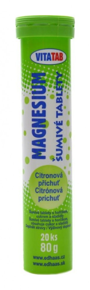 Vitatab magnesium hořčík 20 šumivých tablet