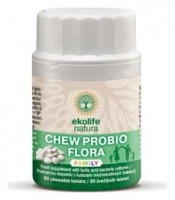 Chew Probio Flora Family 30 žvýkacích tablet 