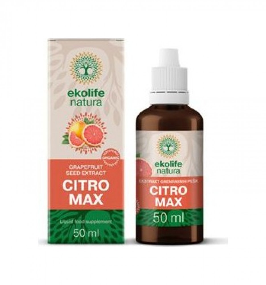 Citro Max Organic 50 ml (Bio extrakt ze semínek grepfruitu) SK