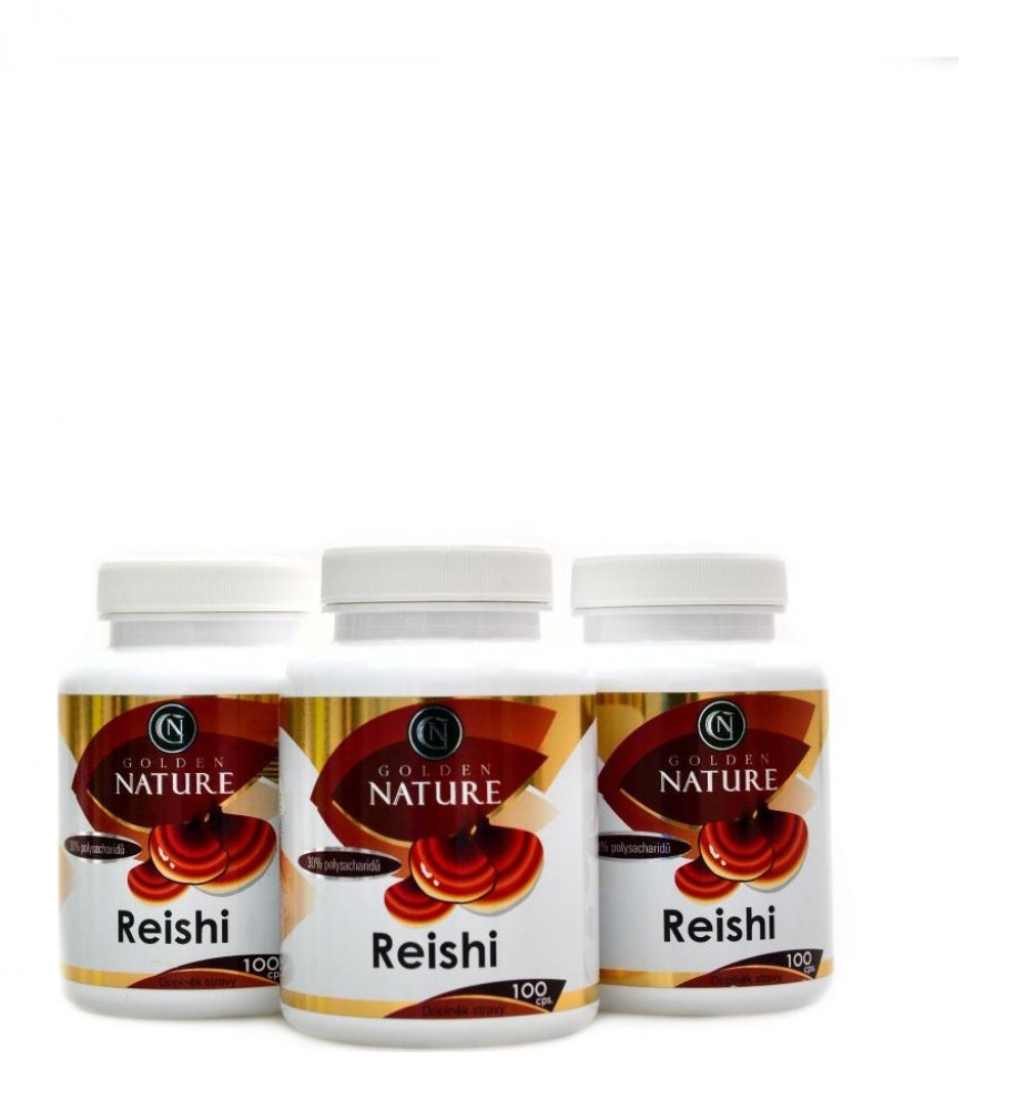 Reishi 30% polysacharidů 300 kapslí