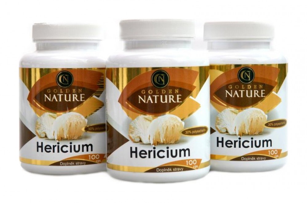 Hericium 30% polysacharidů 300 kapslí