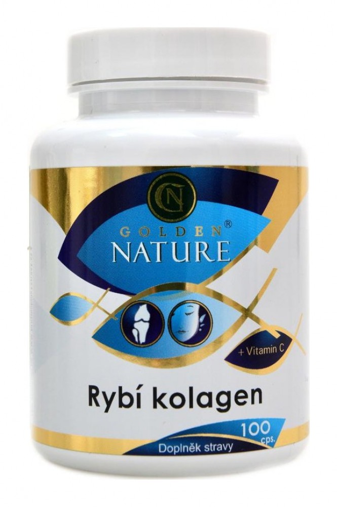 Rybí kolagen + vitamín C 100 kapslí