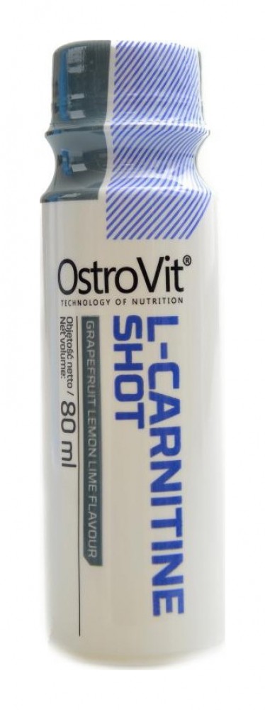 L-Carnitine shot 80 ml grapefruit citron s limetou