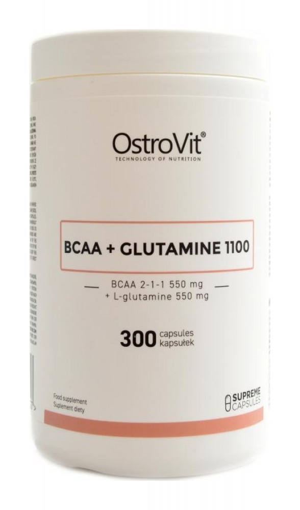BCAA + Glutamine capsules 5500 mg 300 kapslí