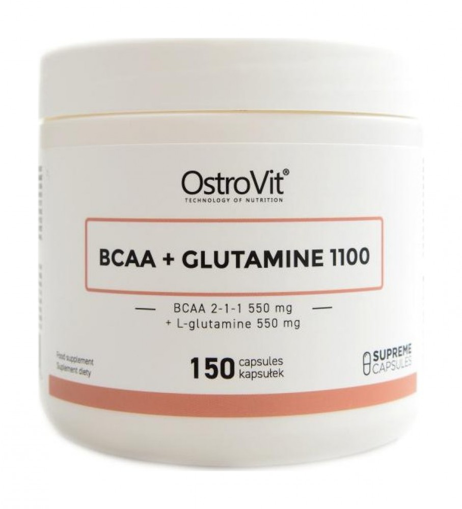 Supreme BCAA + Glutamine capsules 1100 mg 150 kapslí