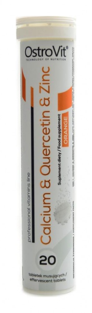 Calcium quercetin zinc 20 effervescent tablet šumivé tablety