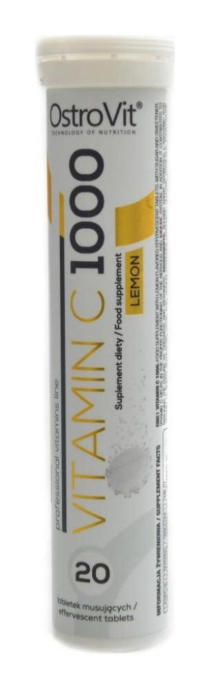 Vitamin C 1000 mg 20 effervescent tablet šumivé tablety