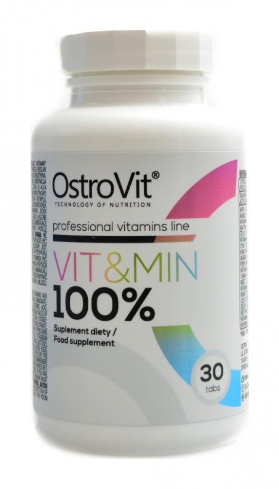 100% vit and min 30 tablet