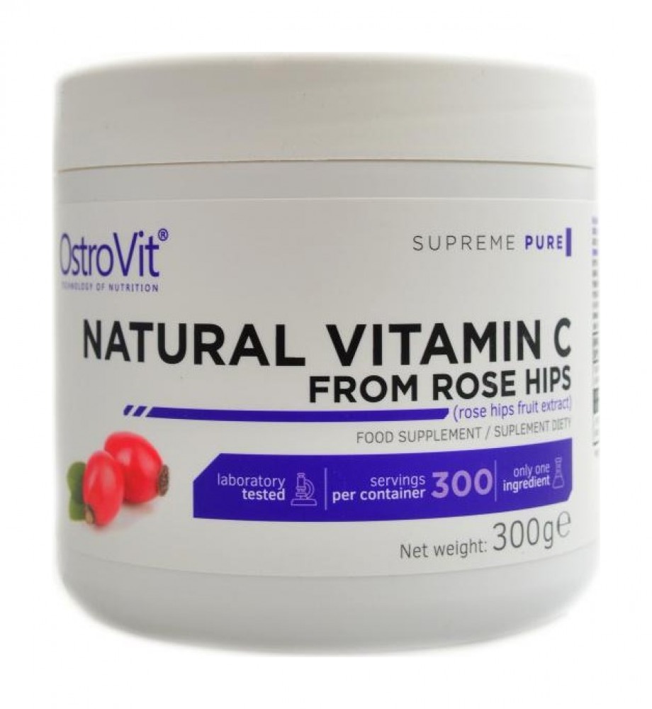 Natural vitamín C from rose hips 300 g