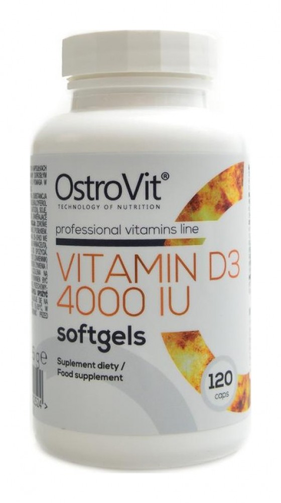 Vitamin D3 4000 IU 120 kapslí