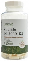 Vitamin D3 2000 IU + K2  vege 120 kapslí 