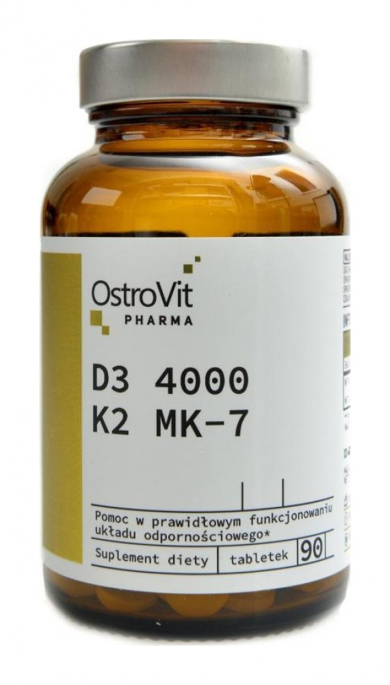 Pharma Vitamin D3 4000 IU + K2  MK-7 90 tablet