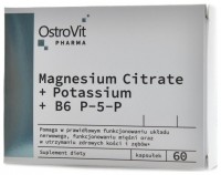 Pharma Magnesium Citrate + Potassium + B6 P-5-P 60 kapslí 