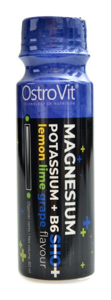 Magnesium potassium + B6 shot 80 ml citron s limetou a grep