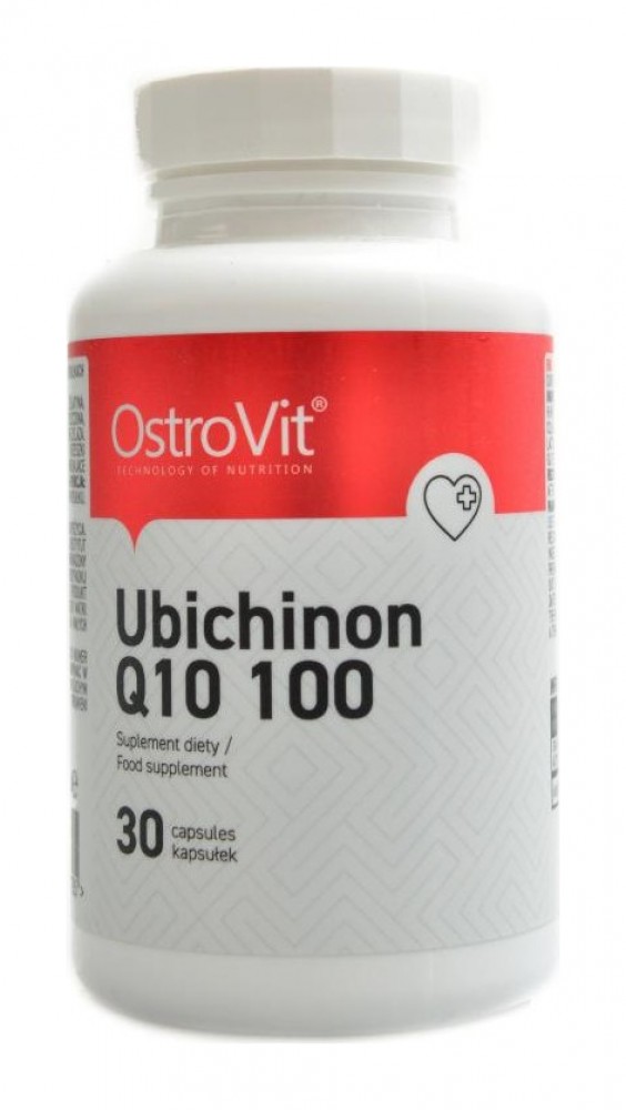 Ubiquinone Q10 100 mg 30 kapslí ubichinone coenzyme Q10