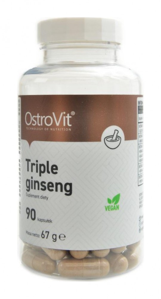 Triple ginseng vege 90 kapslí ženšen