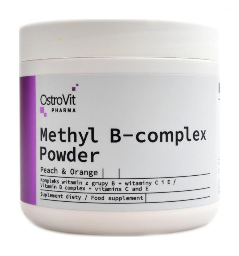 Pharma Methyl B-complex powder 180 g broskev pomeranč