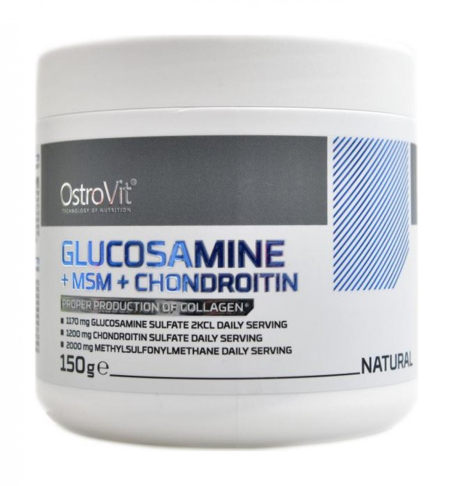 Glucosamine + MSM + chondroitine powder 150 g natural