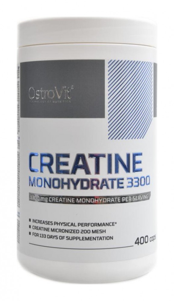 Creatine monohydrate 3300 400 kapslí