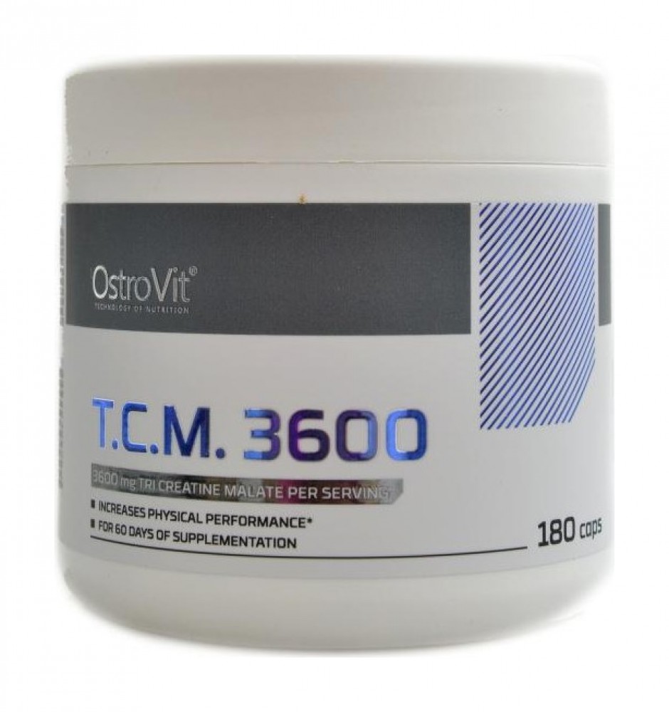 T.C.M Creatine malate 3600 mg 180 kapslí