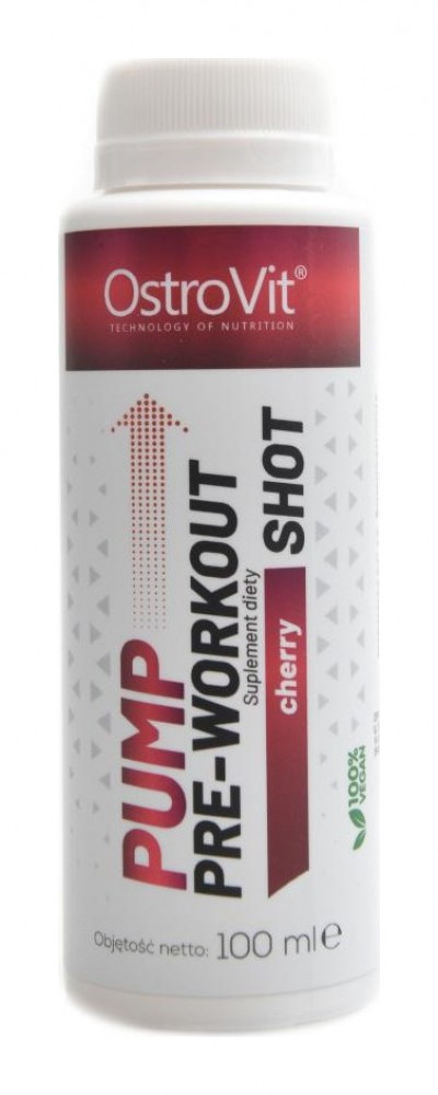 Pump pre-workout shot without beta-alanine 100 ml