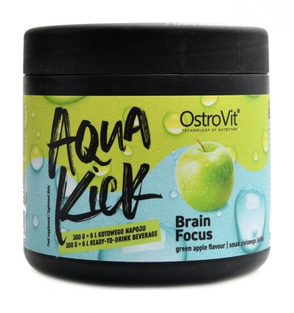 Aqua kick brain focus 300 g zelené jablko