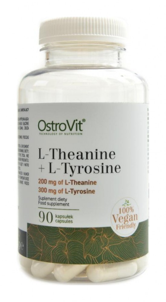 L-Theanine + Tyrosine vege 90 kapslí