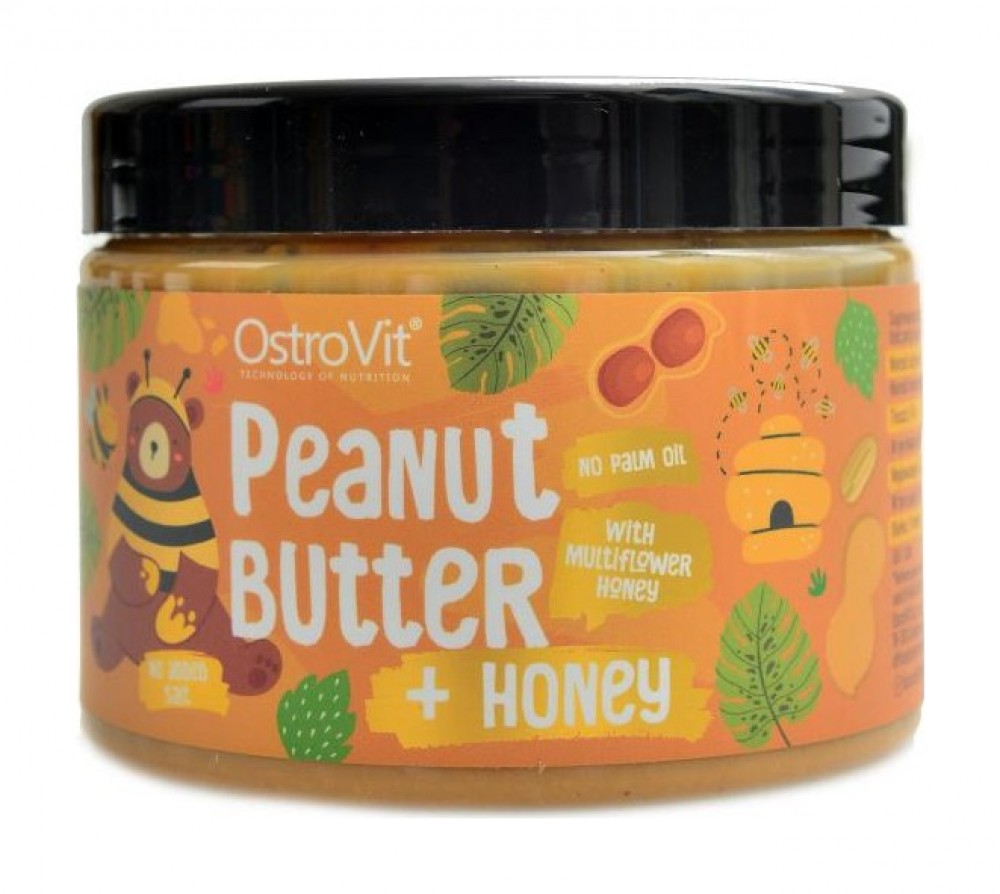Peanut butter + honey 500g arašídové máslo s medem