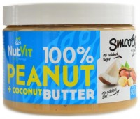 Nutvit 100% peanut butter + coconut 500g arašídové máslo s kokosem 