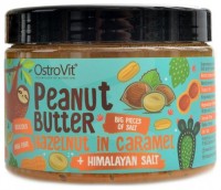 Peanut butter + hazelnut caramel + himalayan salt  500g 