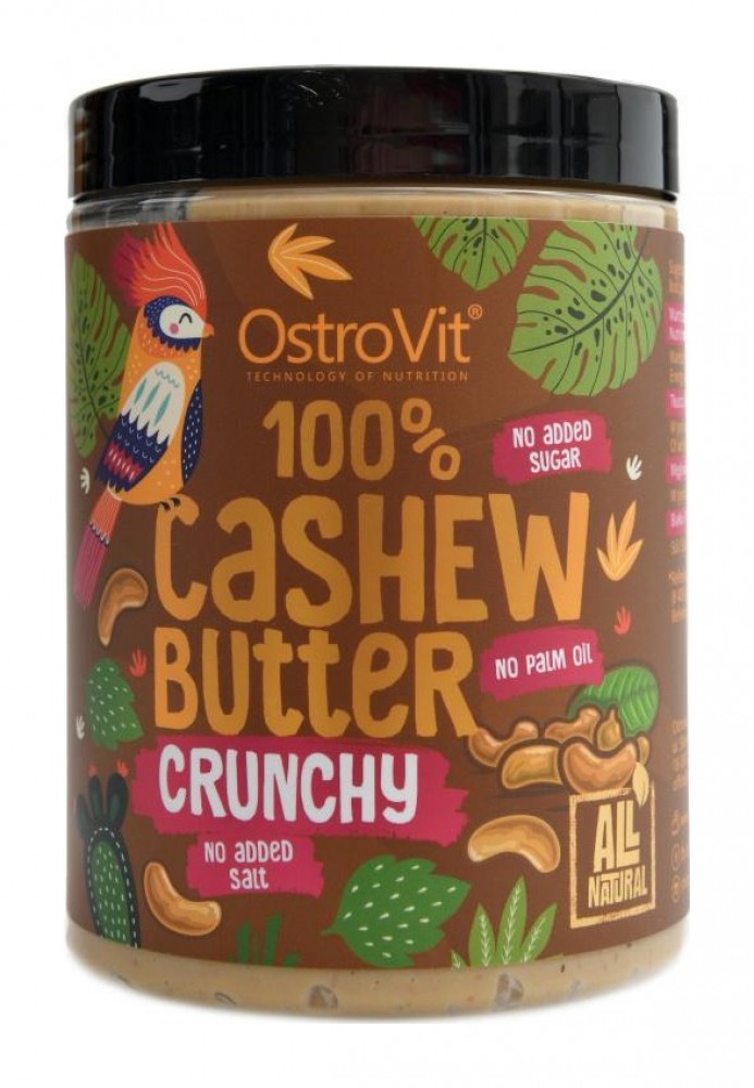 100% Cashew butter crunchy 1000g kešu křupavé