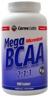 Mega BCAA 2-1-1 2100 mg amino 100 tablet 