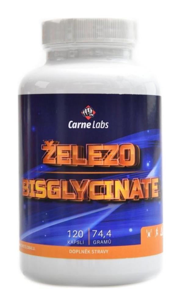 Železo bisglycinate 120 kapslí