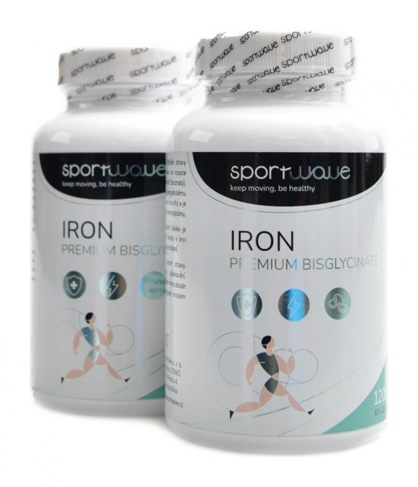 Iron premium chelate 2 x 120 kapslí