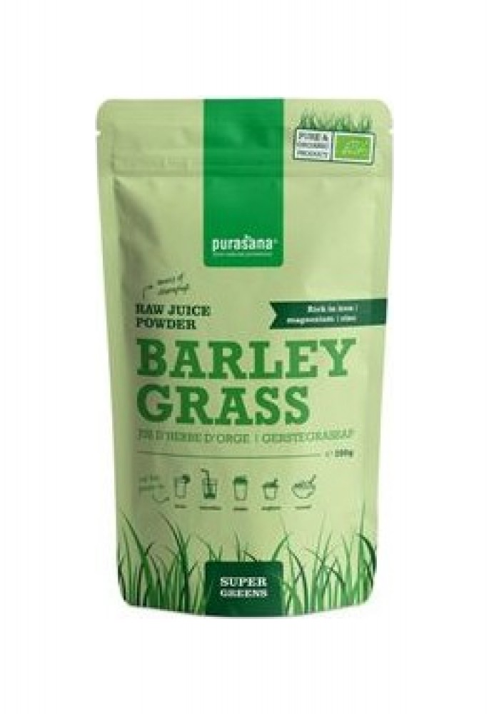 Barley Grass Raw Juice Powder BIO 200 g (Zelený ječmen) 
