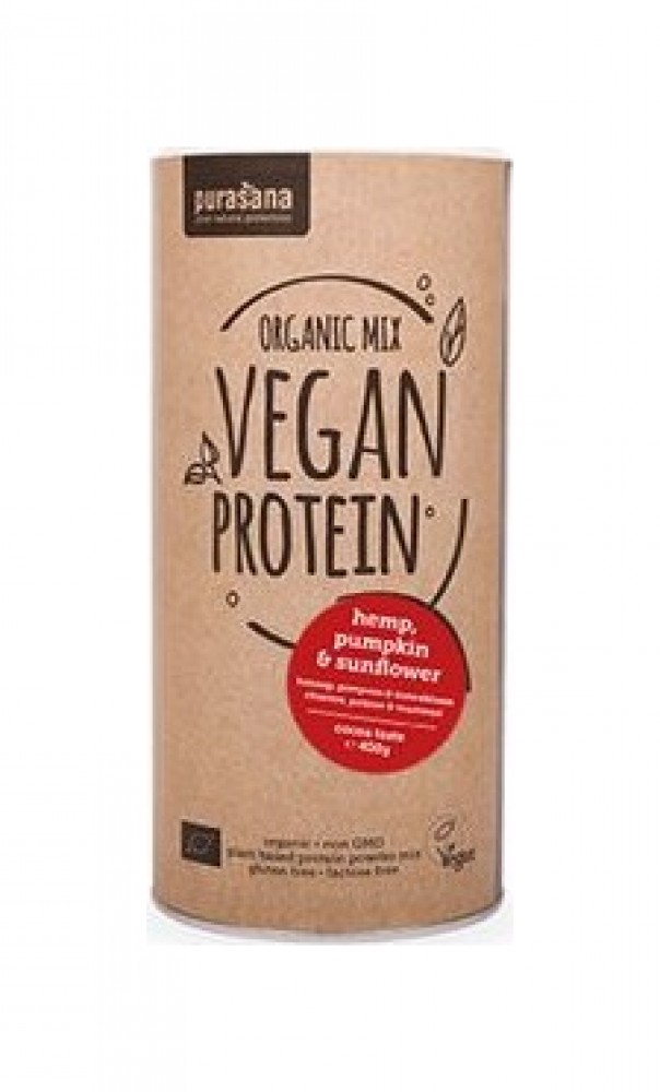 Vegan Protein MIX BIO 400g kakao (dýně, slunečnice, konopí)