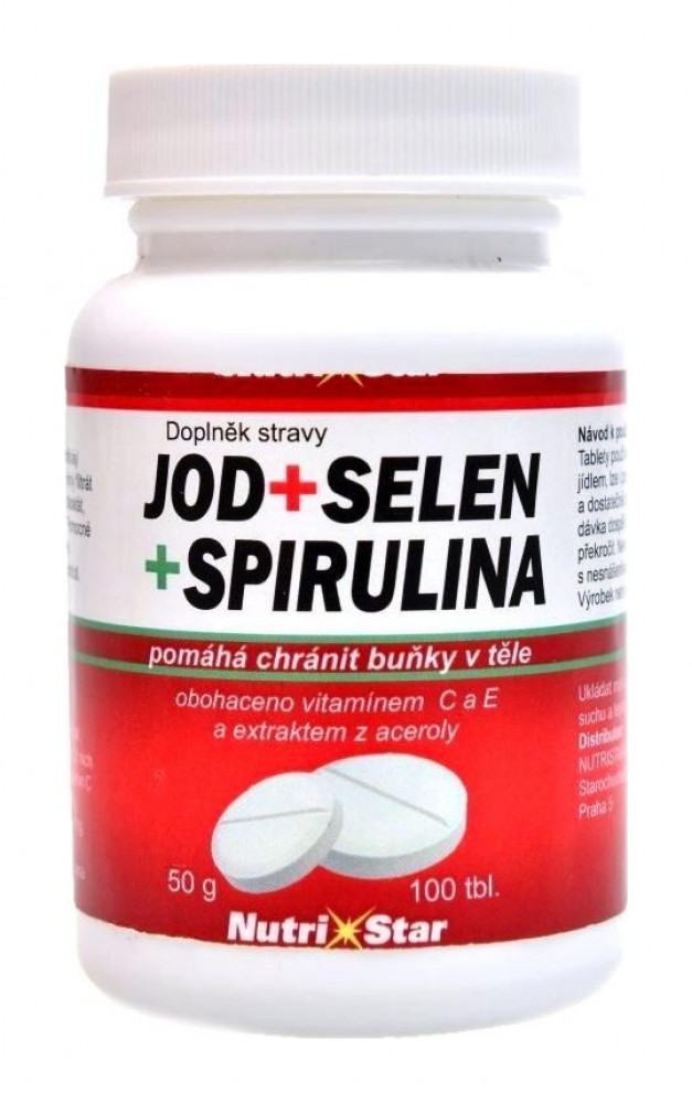 Jód, Selen, Spirulina 100 tbl.