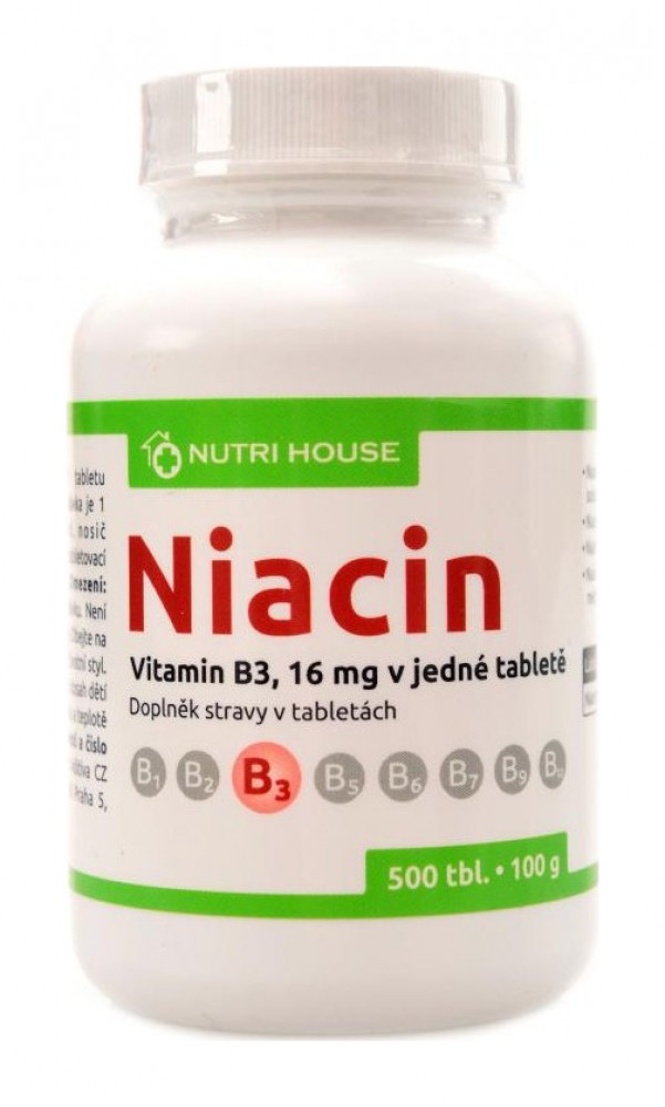 Vitamin B3 Niacin 500 tablet