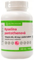 Vitamín B5 kyselina pantothenová 500 tablet 