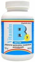 Biotin (vit. B7) 500 tbl. 