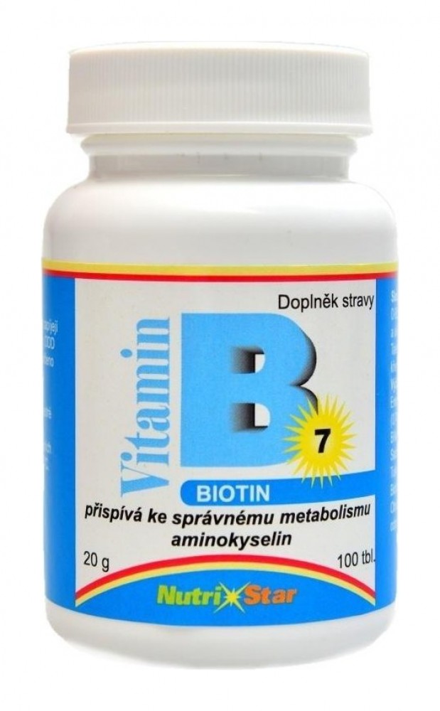 Biotin (vit. B7) 100 tbl.